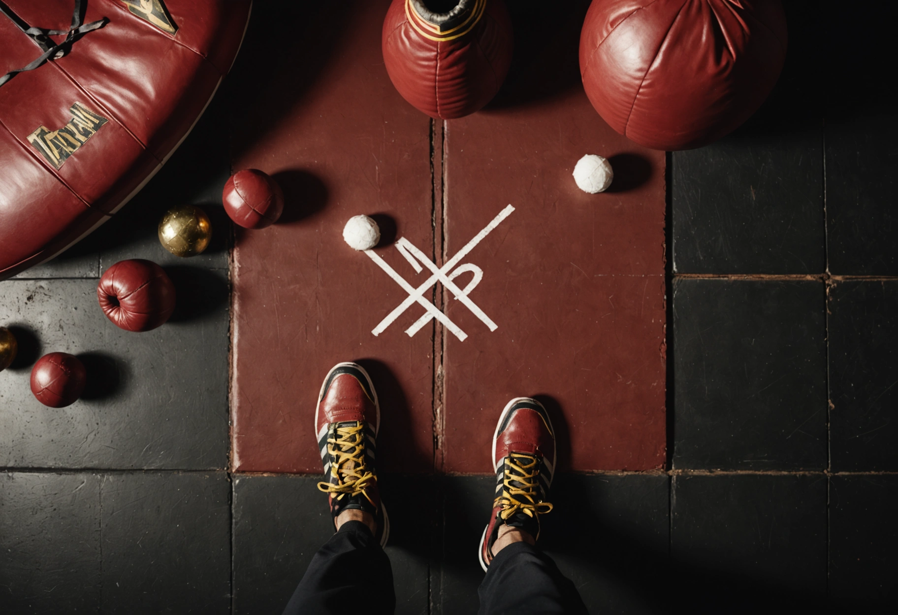 **Subject: The Footprint of Champions** - A rich visual metaphor